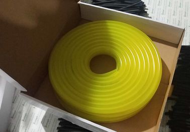 Σαφής κίτρινη μάνικα καυσίμων PVC, PVC αερίου UV αντίσταση μανικών εξώθησης γραμμών πλαστική